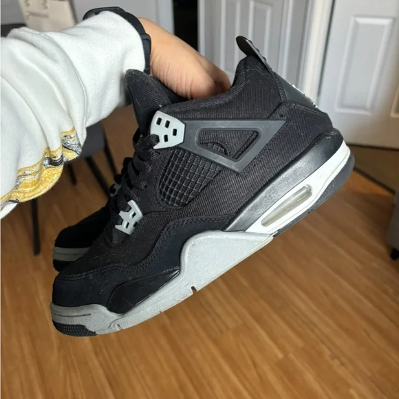 Air Jordan 4 Retro SE Black Canvas